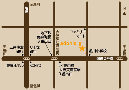 adonisg map